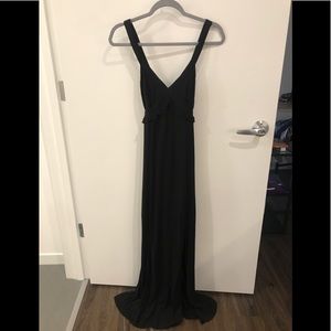 Black maxi dress